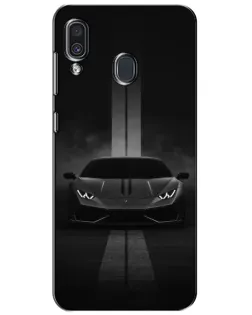 Чехол для Samsung Galaxy A30 2019 (A305F) с картинкой «Lamborghini симметрия дорог»