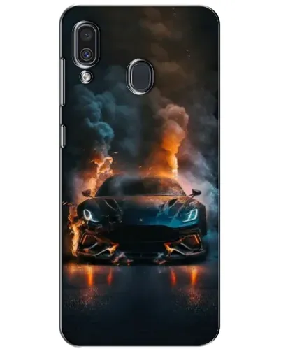 Чехол для Samsung Galaxy A30 2019 (A305F) с картинкой «Lamborghini дымная эстетика»