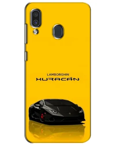 Чехол для Samsung Galaxy A30 2019 (A305F) с картинкой «Lamborghini Huracan черный»