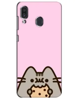 Чехол для Samsung Galaxy A30 2019 (A305F) с картинкой «Pusheen и печенье» Чехол для Samsung Galaxy A30 2019 (A305F) с картинкой «Pusheen и печенье»