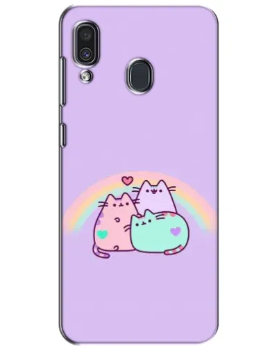 Чехол для Samsung Galaxy A30 2019 (A305F) с картинкой «Радужные Пушины»