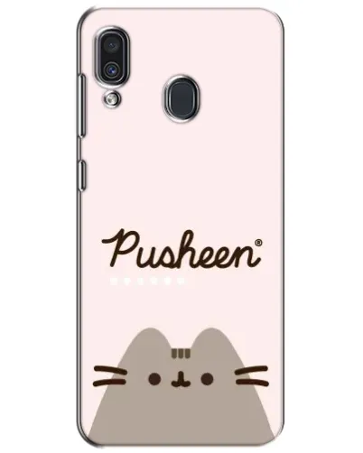 Чехол для Samsung Galaxy A30 2019 (A305F) с картинкой «Pusheen логотип»