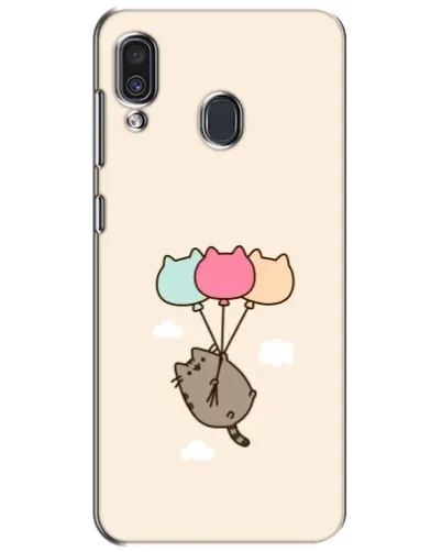 Чехол для Samsung Galaxy A30 2019 (A305F) с картинкой «Пушин на шариках»