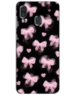 Чехол для Samsung Galaxy A30 2019 (A305F) с картинкой «Геометрия банта»