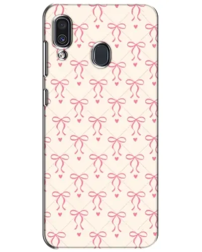 Чехол для Samsung Galaxy A30 2019 (A305F) с картинкой «Розовые бантики Coquette» Чехол для Samsung Galaxy A30 2019 (A305F) с картинкой «Розовые бантики Coquette»