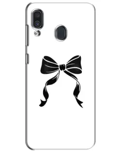 Чехол для Samsung Galaxy A30 2019 (A305F) с картинкой «Классический бант»