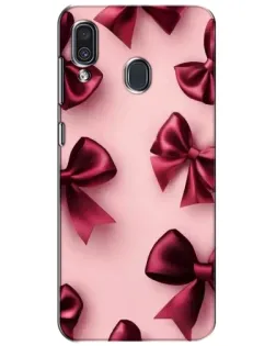 Чехол для Samsung Galaxy A30 2019 (A305F) с картинкой «Бордовый атлас»