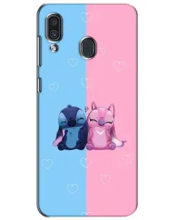 Чохол для Samsung Galaxy A30 2019 (A305F) з картинкою «Stitch та Angel Love»