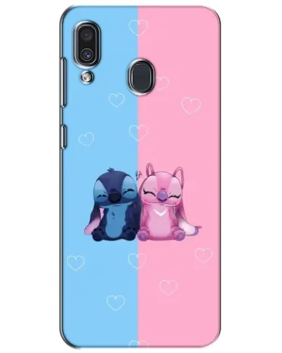 Чохол для Samsung Galaxy A30 2019 (A305F) з картинкою «Stitch та Angel Love»