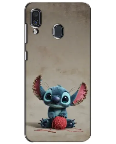 Чохол для Samsung Galaxy A30 2019 (A305F) з картинкою «Стіч на чоричневому фоні»
