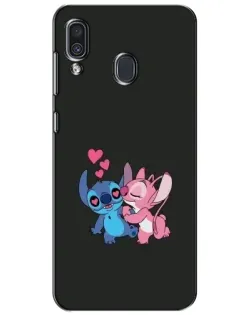 Чохол для Samsung Galaxy A30 2019 (A305F) з картинкою «Анжел цілує Стіча»