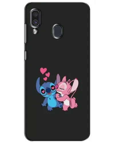 Чохол для Samsung Galaxy A30 2019 (A305F) з картинкою «Анжел цілує Стіча»