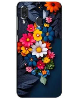 Чехол для Samsung Galaxy A30 2019 (A305F) с картинкой «Цветочная феерия»