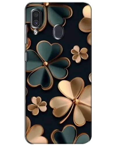 Чехол для Samsung Galaxy A30 2019 (A305F) с картинкой «Клевер в золоте»