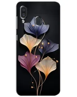 Чехол для Samsung Galaxy A30 2019 (A305F) с картинкой «Лиловые цветы грации»