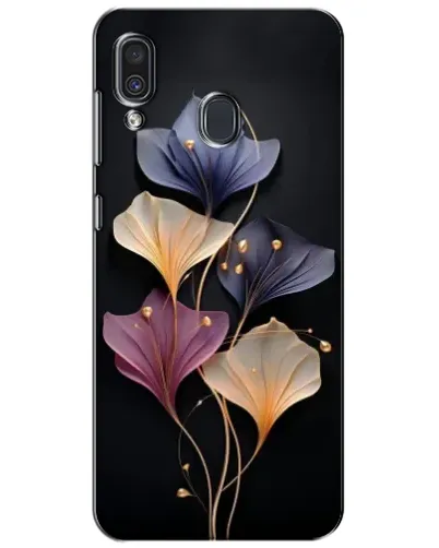 Чехол для Samsung Galaxy A30 2019 (A305F) с картинкой «Лиловые цветы грации»