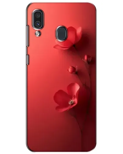 Чехол для Samsung Galaxy A30 2019 (A305F) с картинкой «Маковые соцветия»