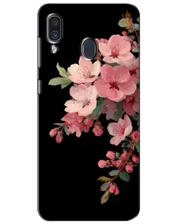 Чехол для Samsung Galaxy A30 2019 (A305F) с картинкой «Розовая ветка сакуры»
