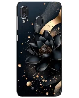 Чехол для Samsung Galaxy A30 2019 (A305F) с картинкой «Черный лотос»