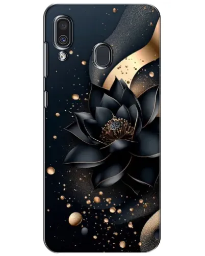 Чехол для Samsung Galaxy A30 2019 (A305F) с картинкой «Черный лотос»