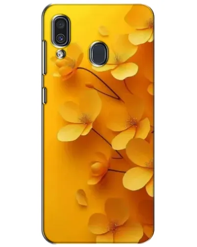 Чехол для Samsung Galaxy A30 2019 (A305F) с картинкой «Золотые лепестки»