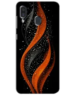 Чехол для Samsung Galaxy A30 2019 (A305F) с картинкой «Огненная звездная волна»