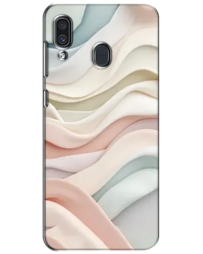 Чехол для Samsung Galaxy A30 2019 (A305F) с картинкой «Пастельные нежные волны»