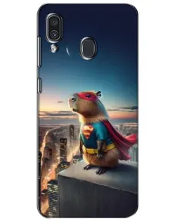 Чехол для Samsung Galaxy A30 2019 (A305F) с картинкой «Капи-мен супергерой»