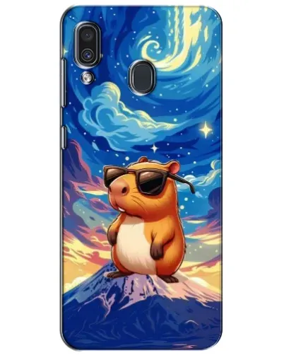 Чехол для Samsung Galaxy A30 2019 (A305F) с картинкой «Капибара Ван Гога»