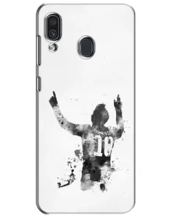 Чехол для Samsung Galaxy A30 2019 (A305F) с картинкой «Messi ART» Чехол для Samsung Galaxy A30 2019 (A305F) с картинкой «Messi ART»