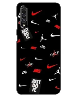 Чохол для Samsung Galaxy A30s (A307) з картинкою «Nike Mix Pattern»