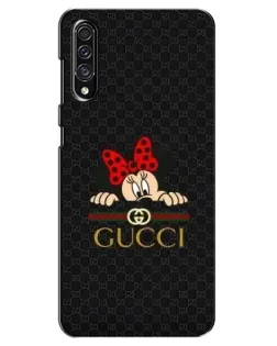Чохол для Samsung Galaxy A30s (A307) з картинкою «Мінні Маус Gucci — чорний»