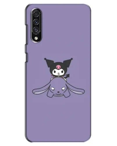 Чехол для Samsung Galaxy A30s (A307) с картинкой «Kuromi на лиловом фоне»