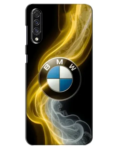 Чехол для Samsung Galaxy A30s (A307) с картинкой «Золотистый дым BMW»