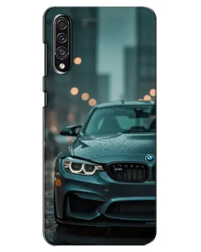 Чехол для Samsung Galaxy A30s (A307) с картинкой «BMW в огнях города»