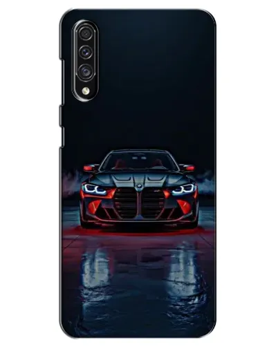 Чехол для Samsung Galaxy A30s (A307) с картинкой «BMW на мокрой дороге»