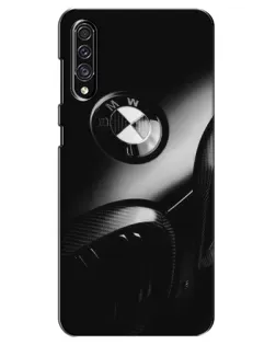 Чехол для Samsung Galaxy A30s (A307) с картинкой «Эмблема BMW — макро»