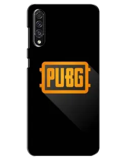Чехол для Samsung Galaxy A30s (A307) с картинкой «PUBG — рамка лого»