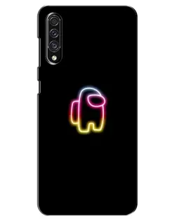 Чехол для Samsung Galaxy A30s (A307) с картинкой «Among Us градиент»