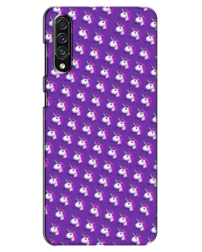 Чехол для Samsung Galaxy A30s (A307) с картинкой «Единороги на фиолетовом»