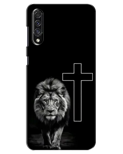 Чехол для Samsung Galaxy A30s (A307) с картинкой «Лев и Крест»