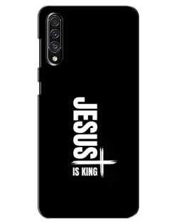 Чехол для Samsung Galaxy A30s (A307) с картинкой «Вертикаль веры Jesus»