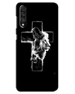 Чохол для Samsung Galaxy A30s (A307) з картинкою «Сяючий хрест Jesus»