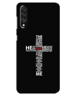 Чохол для Samsung Galaxy A30s (A307) з картинкою «Текстовий хрест»