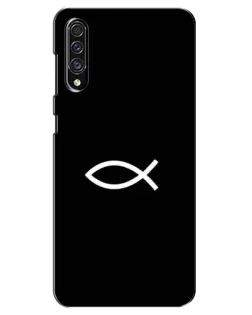 Чохол для Samsung Galaxy A30s (A307) з картинкою «Символ риби Jesus»