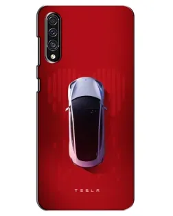Чехол для Samsung Galaxy A30s (A307) с картинкой «Tesla Top View»