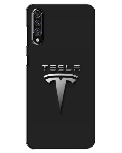 Чехол для Samsung Galaxy A30s (A307) с картинкой «Стальной логотип Tesla» Чехол для Samsung Galaxy A30s (A307) с картинкой «Стальной логотип Tesla»