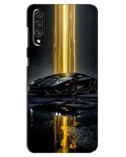 Чехол для Samsung Galaxy A30s (A307) с картинкой «Ночной Lamborghini драйв»