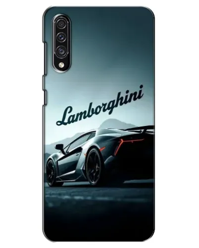 Чехол для Samsung Galaxy A30s (A307) с картинкой «Классическая надпись Lamborghini»