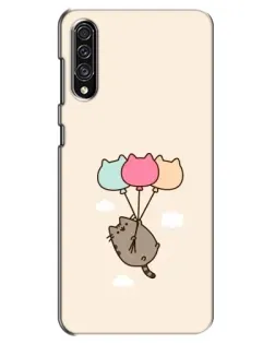 Чехол для Samsung Galaxy A30s (A307) с картинкой «Пушин на шариках»